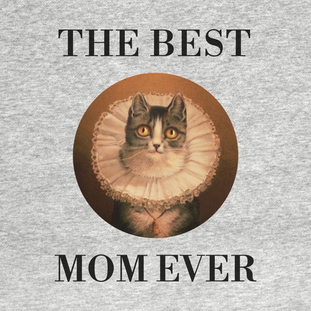 THE BEST KNITTING MOM IN THE WORLD, CAT. THE BEST KNITTING MOM EVER FINE ART VINTAGE STYLE OLD TIMES. by the619hub